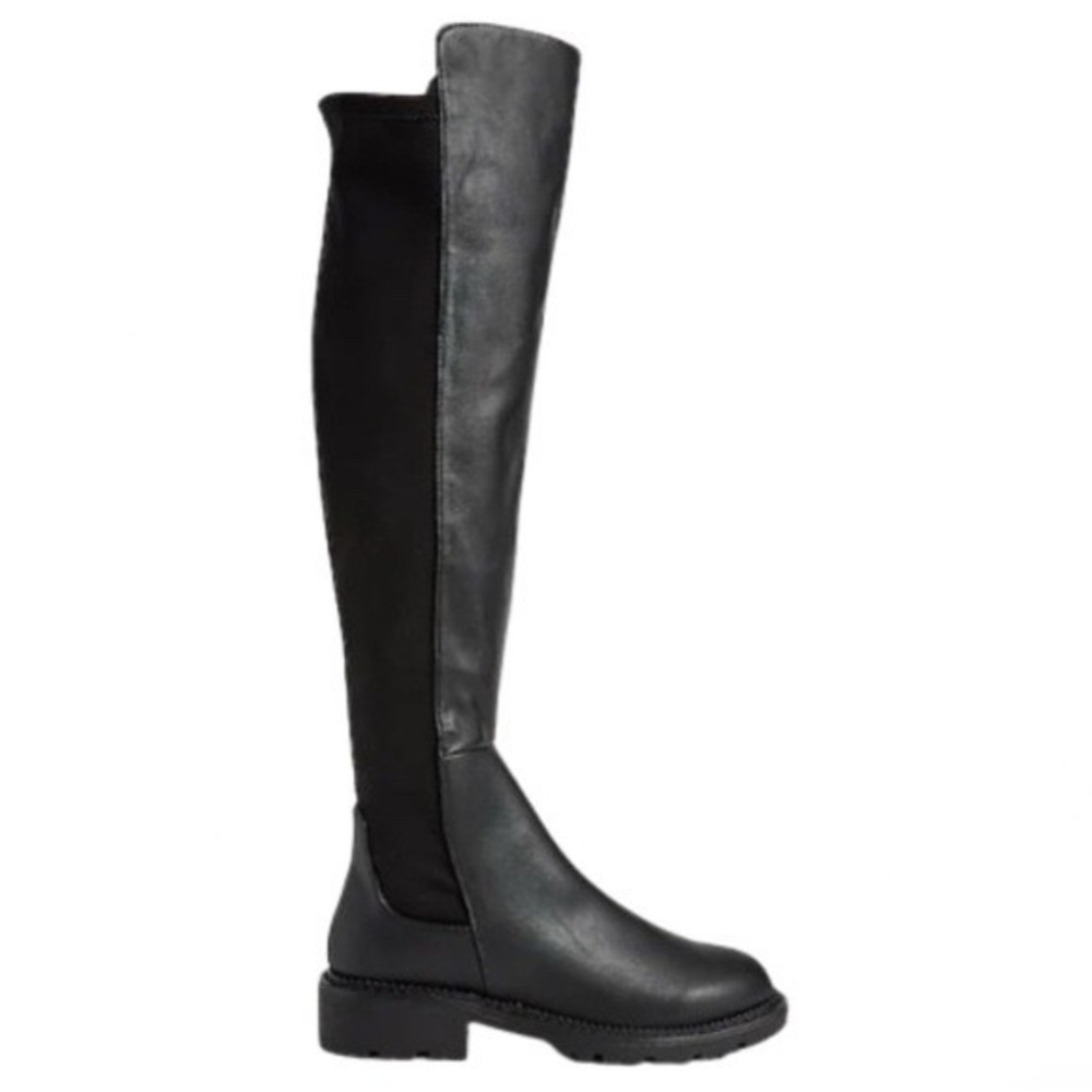 Express Over The Knee Platform Boots Women 7.5 Man Made & Textile - Fall Winter